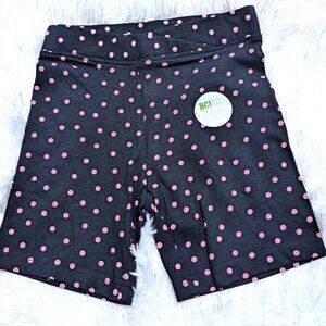 ANKO Kids Black Polka Dot Shorts Soft Stretchy Casual Wear Elastic Waistband NWT